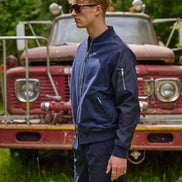 Bowler Berlin Bomber Jacke Midnight Blue