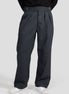 Bowler Berlin Gurkha Hose "Status" Blau Schwarz (Wide Leg)