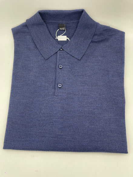 Bowler Berlin Merino Polo Denim Dark Denim
