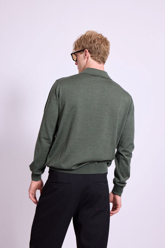 Bowler Berlin Merino Polo Loden
