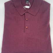 Bowler Berlin Merino Polo Burgund