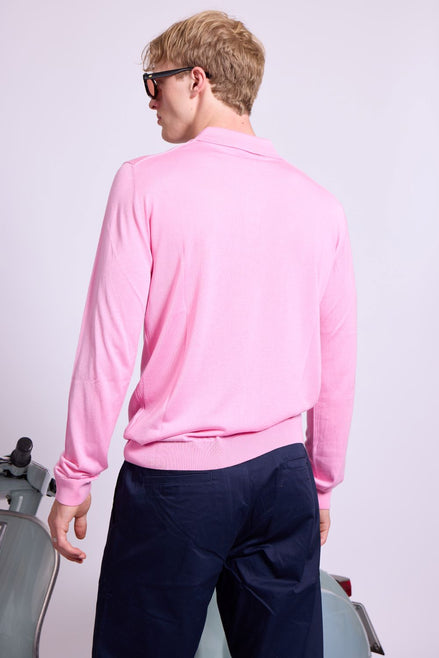 Bowler Berlin Seide Polo rosa