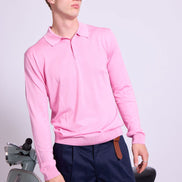 Bowler Berlin Seide Polo rosa