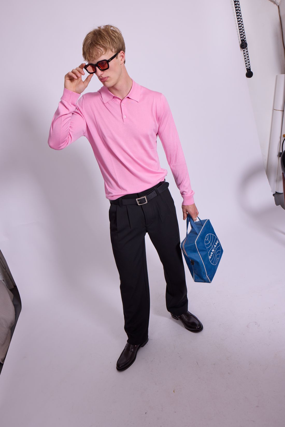 Bowler Berlin Seide Polo rosa
