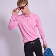Bowler Berlin Seide Polo rosa