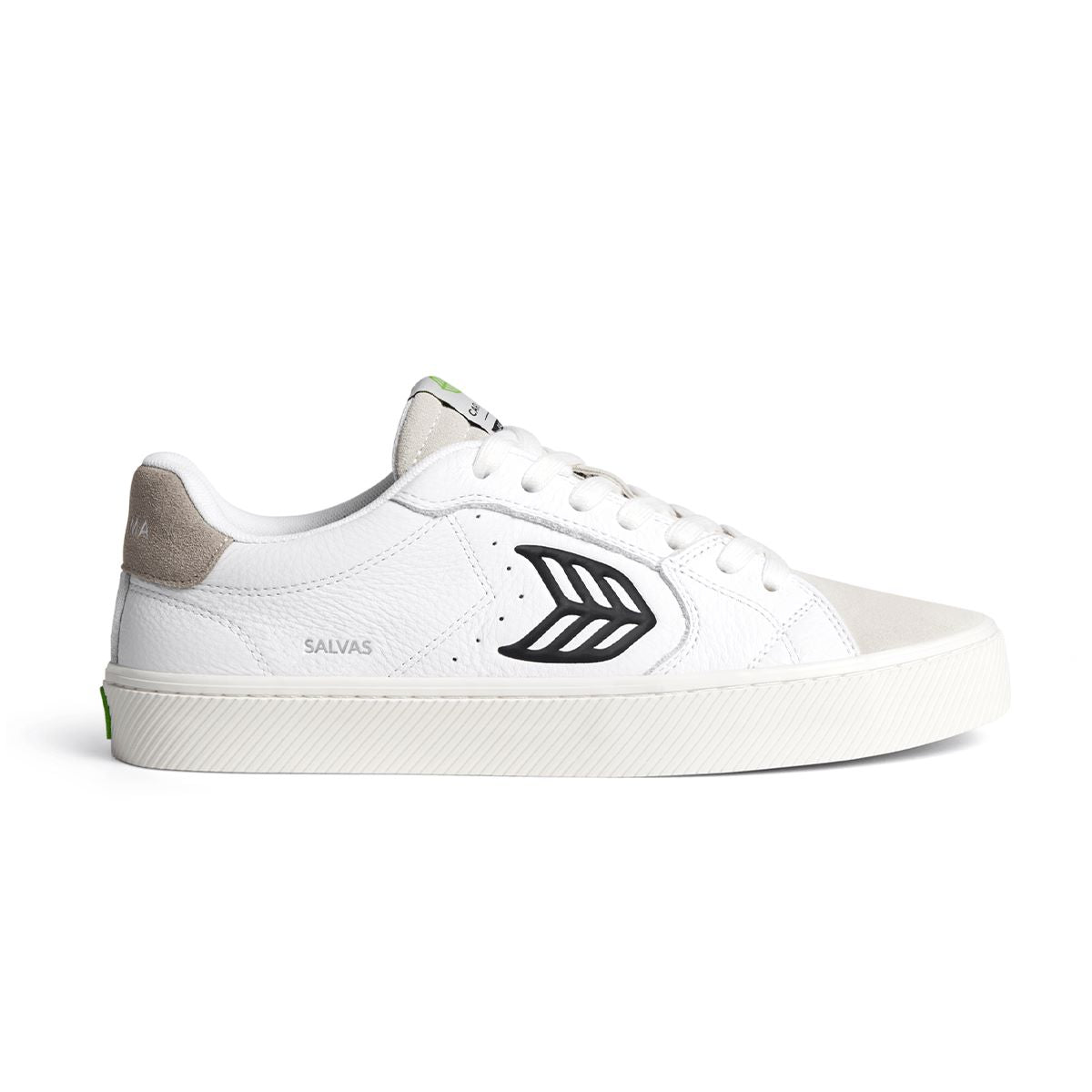 Cariuma Salvas Premium Leather White Black