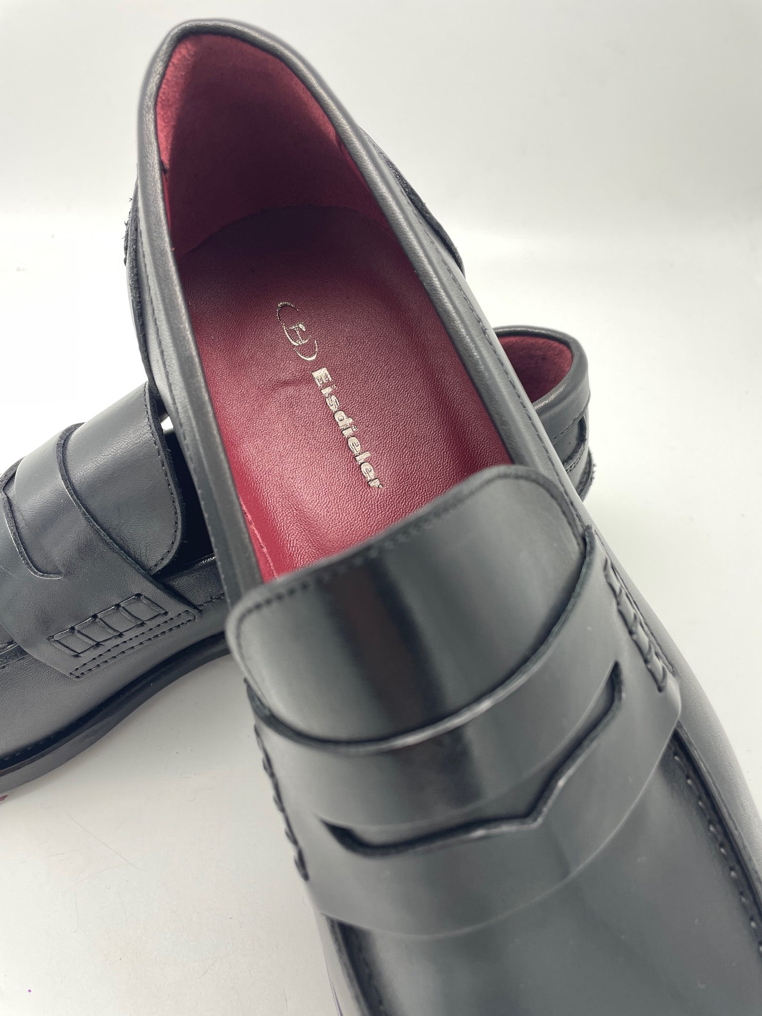 Eisdieler Penny Loafer Schwarz