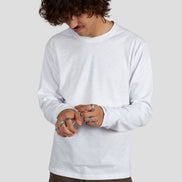 Eisdieler Longsleeve Weiß (flap over neck trial)