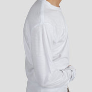 Eisdieler Longsleeve Weiß (flap over neck trial)