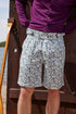 LA CONCH "Grand Bahama" Gurkha Leinenshorts Allover-Print