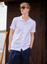 LA CONCH Kurzarm Poloshirt "Eleuthera" weiß