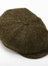 Hanly "Tweed Schiebermütze" Grün Braun Donegal