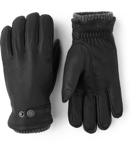 Hestra "Utsjö" Elchleder Handschuh Black