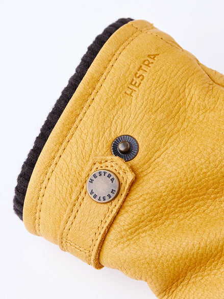 Hestra "Utsjö" Elchleder Handschuh Natural Yellow