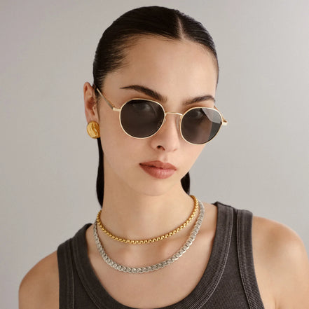 Le Specs "Odyssey" | Gold Polarized