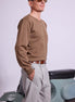 Director´s Cut Merinowolle Pullover tabakmeliert