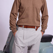 Director´s Cut Merinowolle Pullover tabakmeliert
