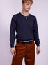 Director´s Cut Merinowolle Pullover Tintenblau