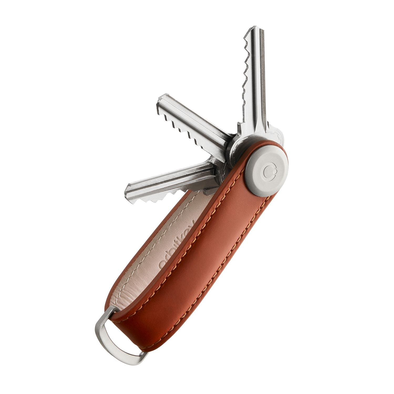 Orbitkey Key Organiser Leather Cognac/Tan
