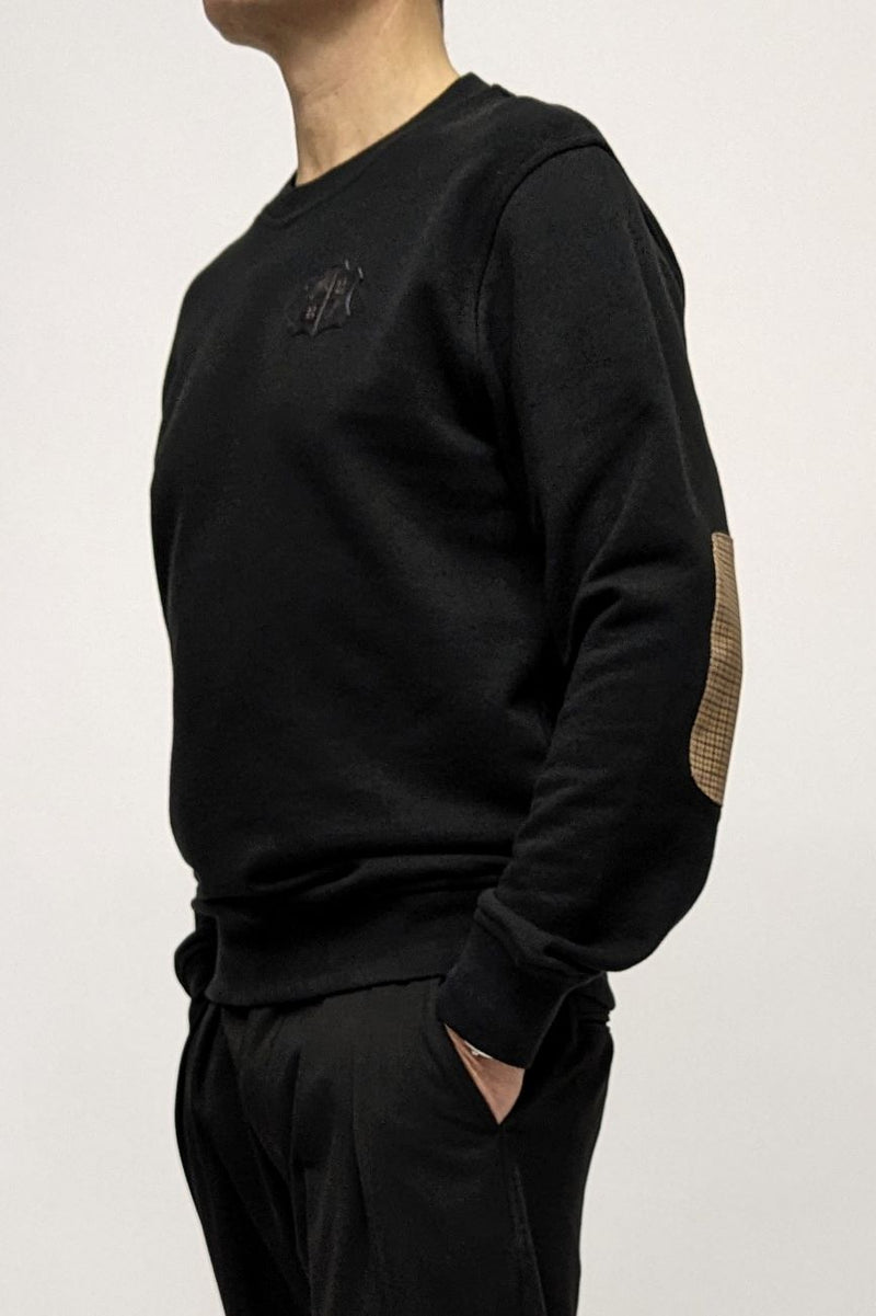 Bowler Berlin Patch Sweatshirt Black - British Check