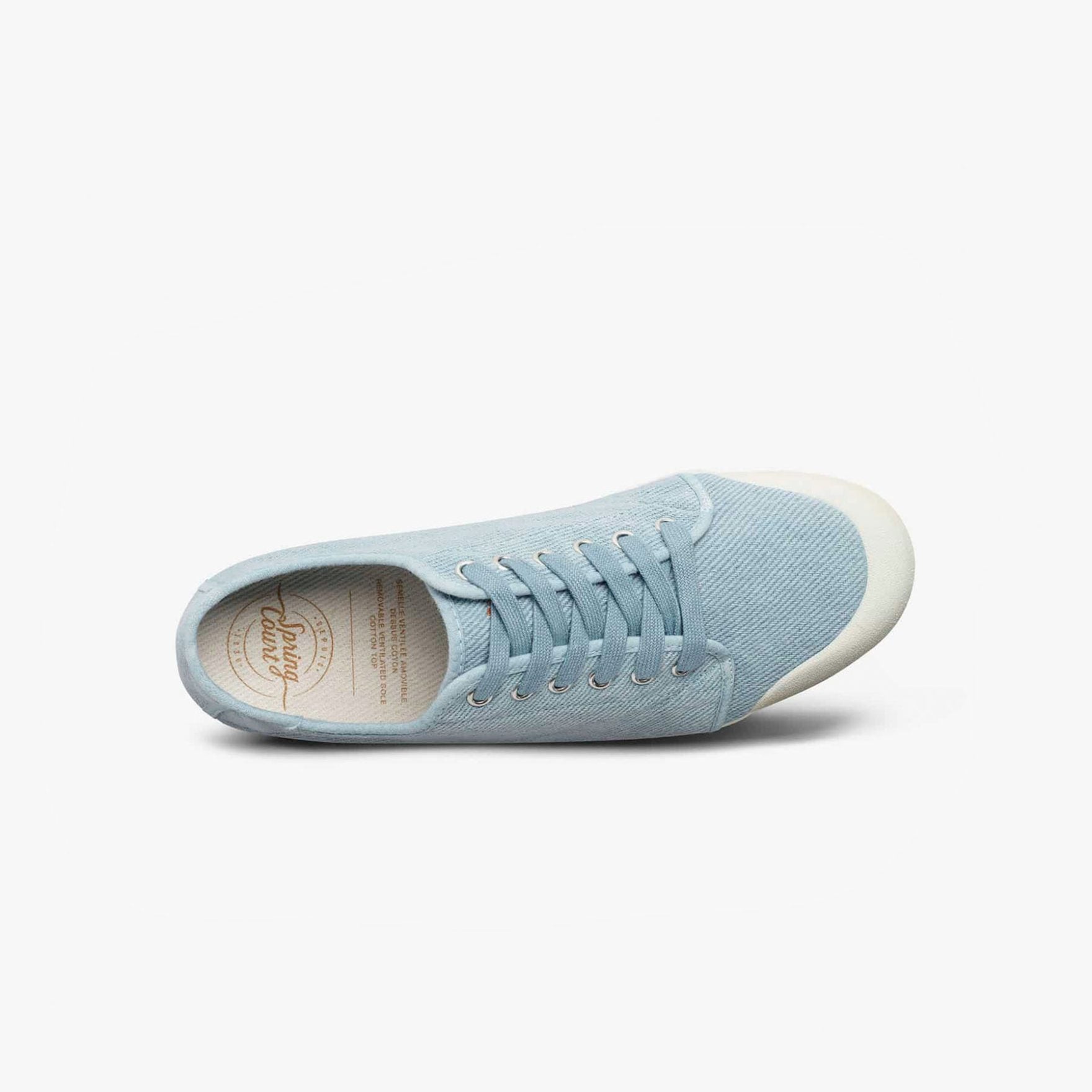 Spring Court G2 Washed Heavy Twill Blue