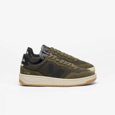 Veja "V-90 B-Mesh" Olive Balck