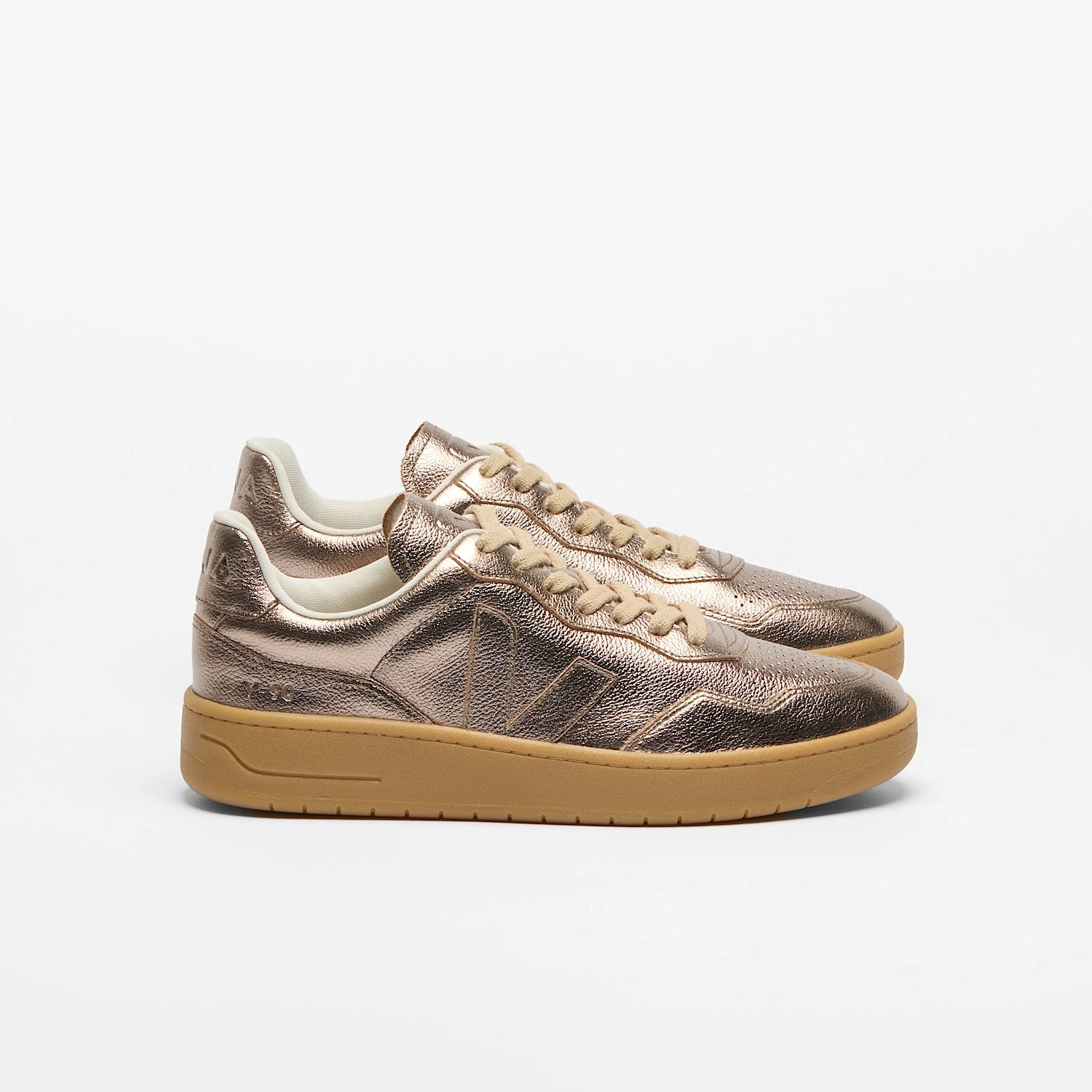 Veja V-90 Leather Full Bronze Natural