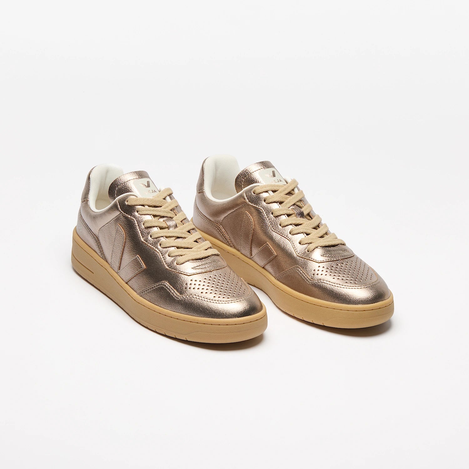 Veja V-90 Leather Full Bronze Natural