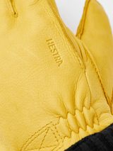 Hestra Deerskin Primaloft Rib Natural Yellow