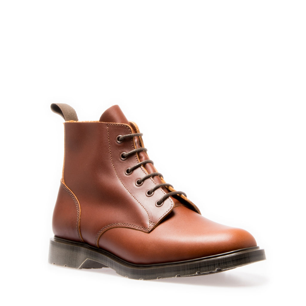 Solovair 6 Eye Chestnut Derby Boot