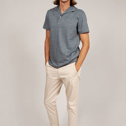 Bowler Berlin Playshirt Bretoniere Navy Sand