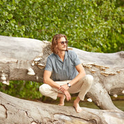 Bowler Berlin Playshirt Bretoniere Navy Sand
