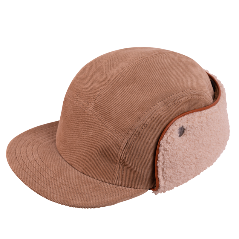Béton Ciré Snapback Cap Sand Velvet & Fleece