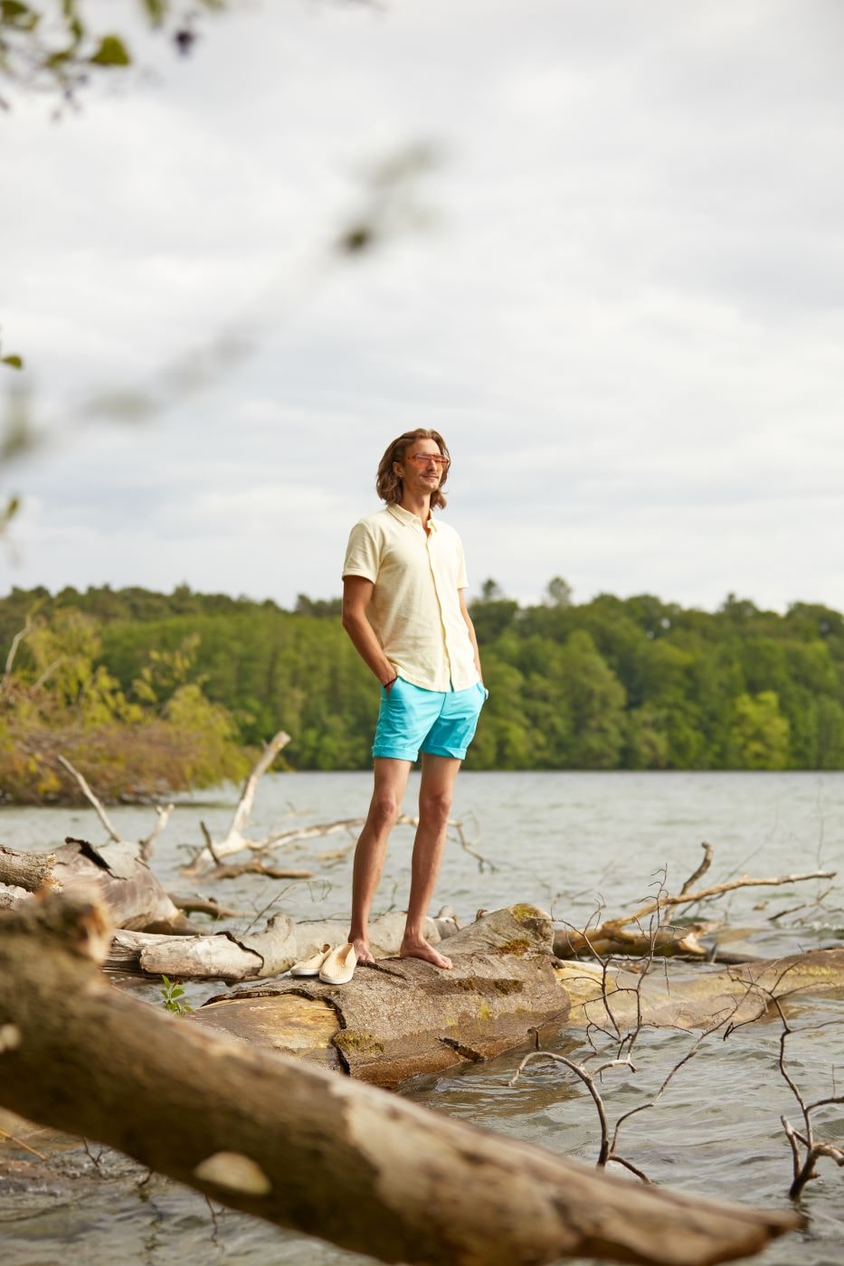 Bowler Berlin "Diplomat" Shortsleeve Buttoned Polo Vanilla
