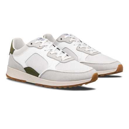 Clae Joshua Microchip White Olive - Vegan