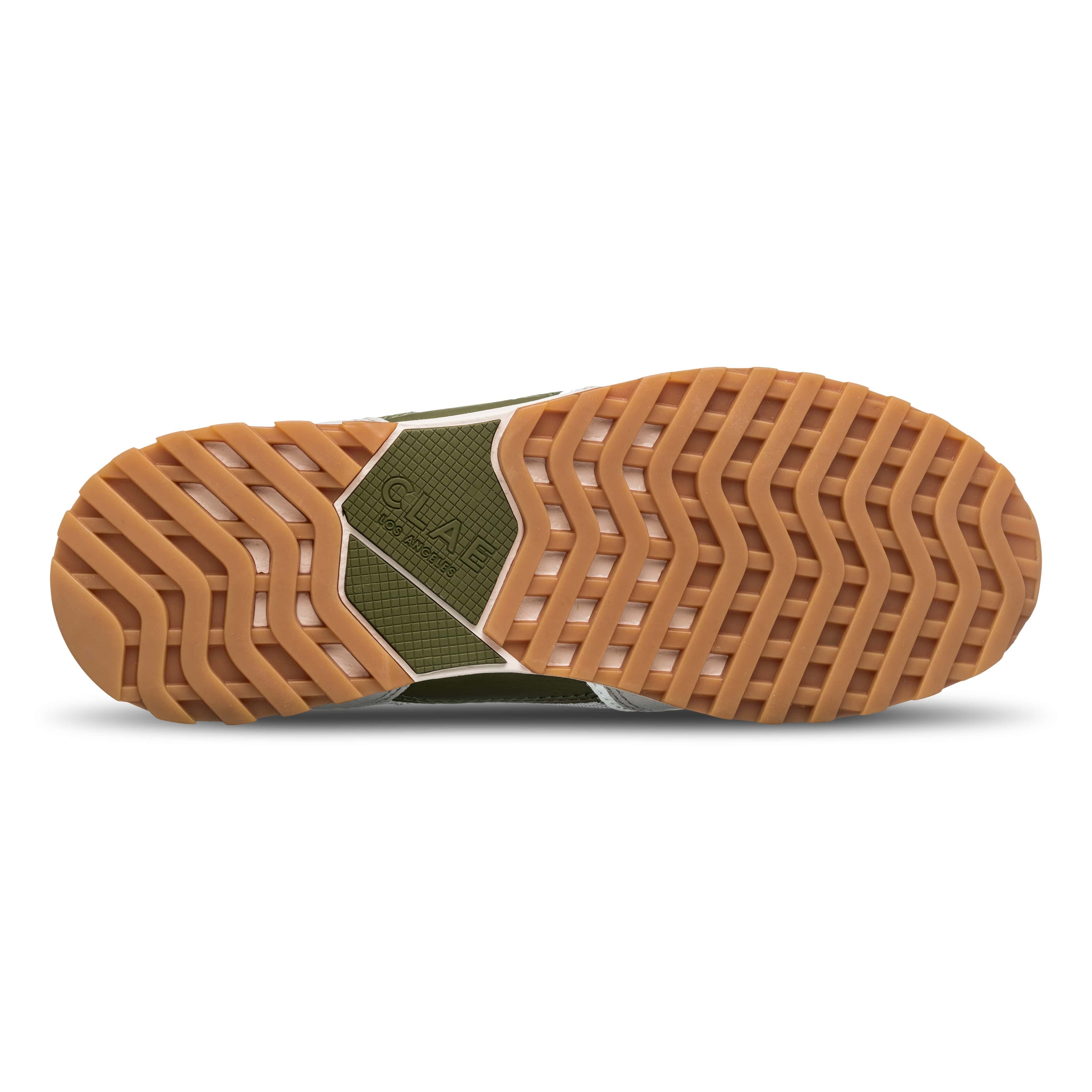 Clae Joshua Microchip White Olive - Vegan