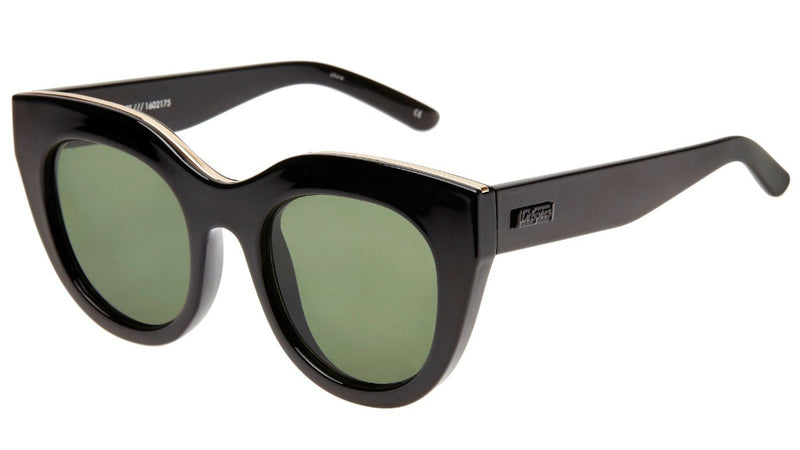 Le Specs Air Heart Black Gold