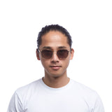 Le Specs Neptune Deux | Bright Gold Tort