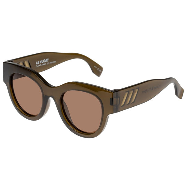 Le Specs Float Away  | Olive Brown Polarized