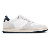 Clae Malone White Leather Navy
