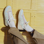 Veja V-10 Suede Jade White Multico