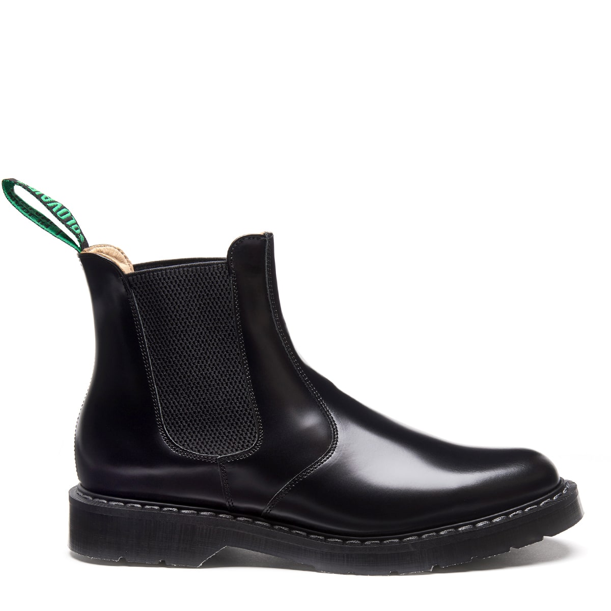 Solovair Dealer Boot Black Hi-Shine