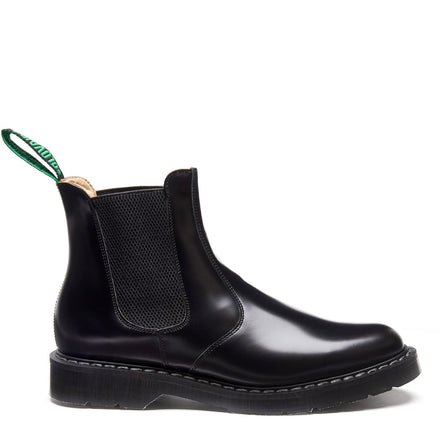 Solovair Dealer Boot Black Hi-Shine