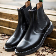 Solovair Dealer Boot Black Hi-Shine