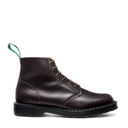 Solovair Brown Greasy 6 Eye Astronaut Boot