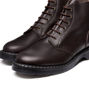 Solovair Brown Greasy 6 Eye Astronaut Boot