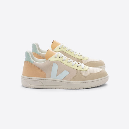 Veja V-10 Suede Sable Menthol Multico