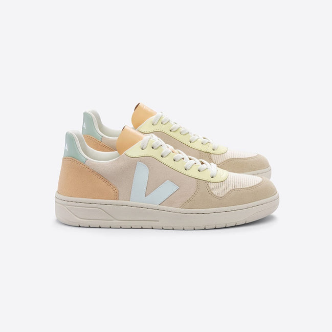 Veja V-10 Suede Sable Menthol Multico