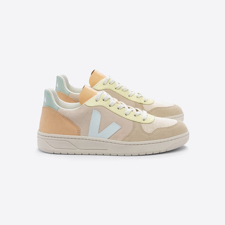 Veja V-10 Suede Sable Menthol Multico