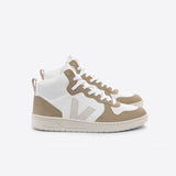 Veja V-15 Chromefree Leather Extra-White Pierre Sahara